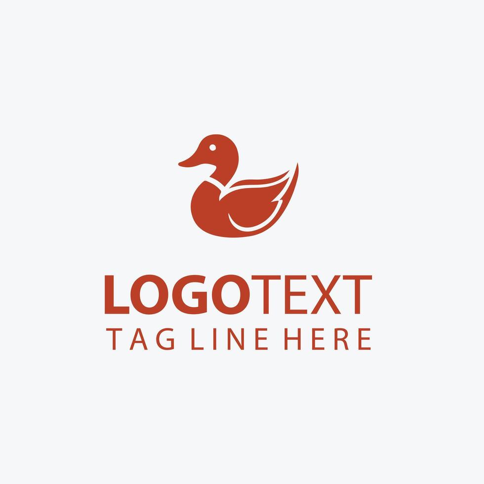 The Quack Shop duck logo vector