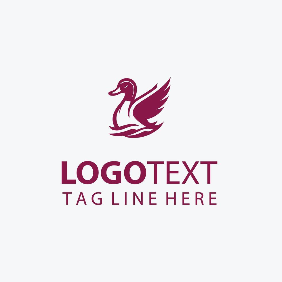 Waddle Magic duck logo vector