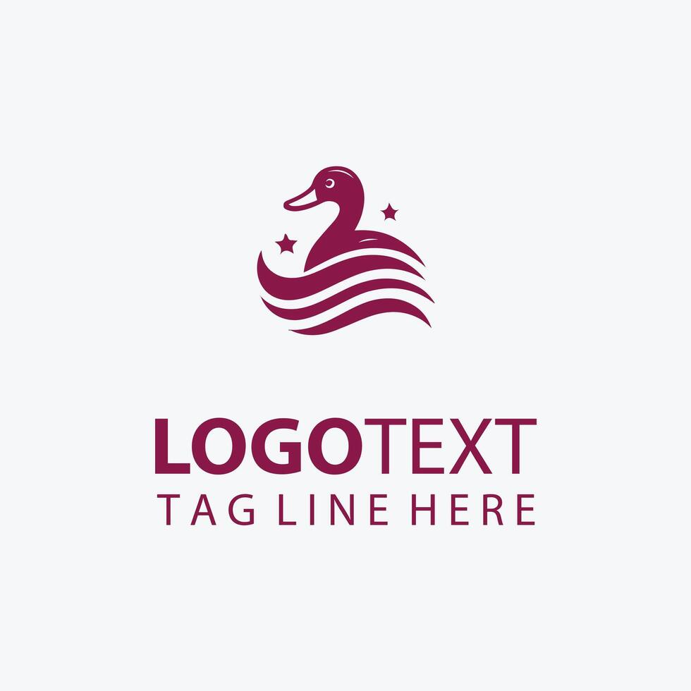 Paddle Duck logo vector