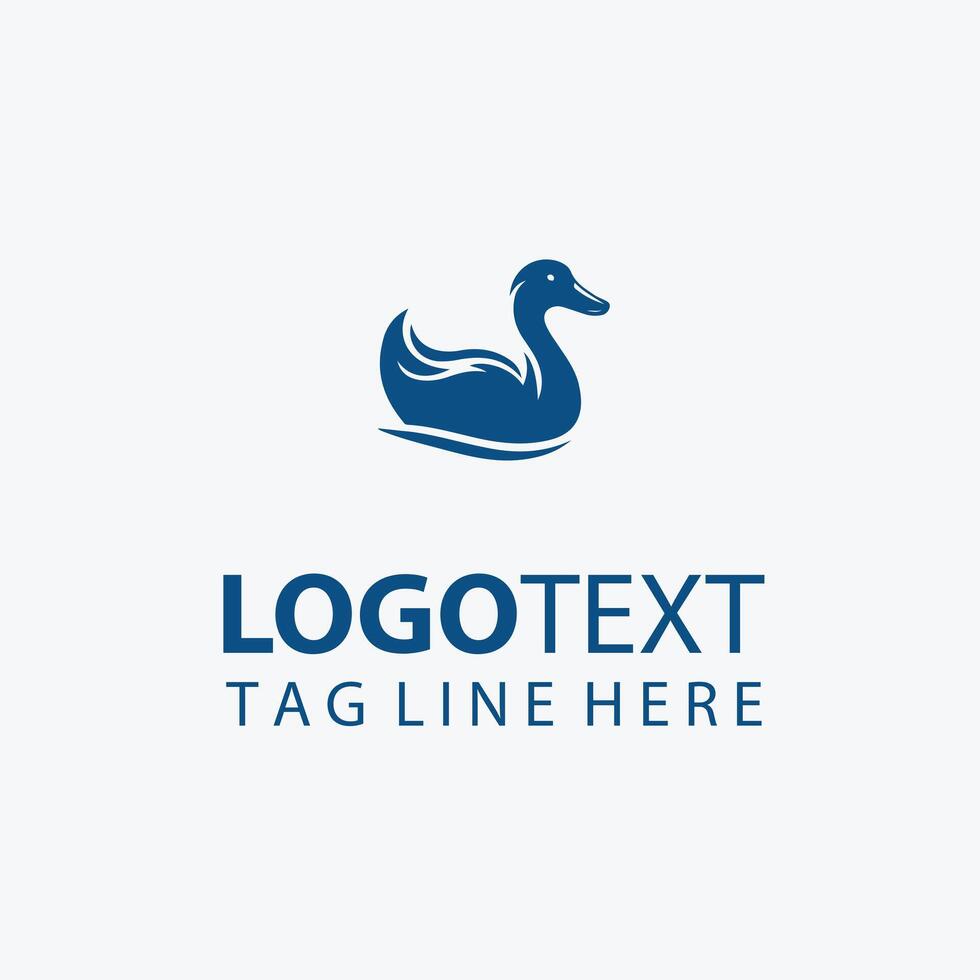 Splashy Duck logo vector