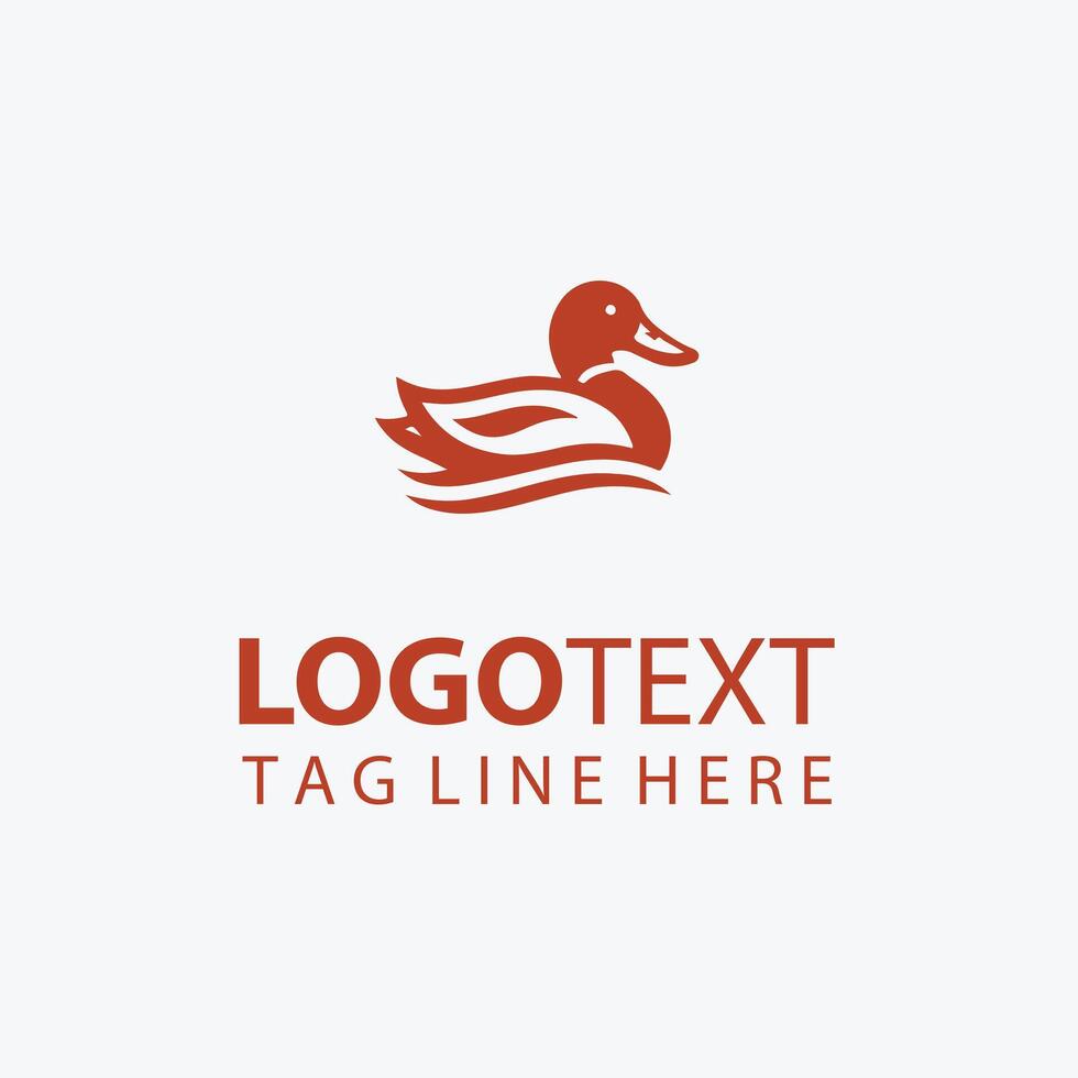 Aqua Duck logo vector