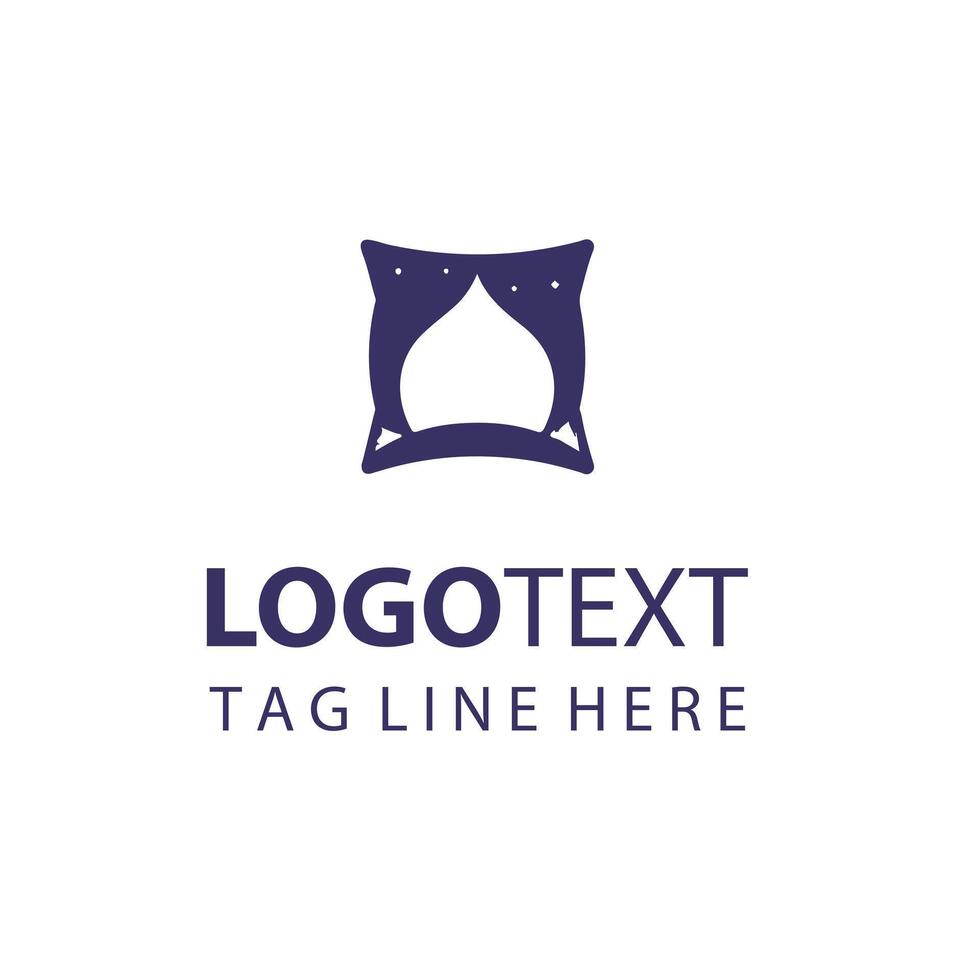 Snuggle Nest Pillow Logo vector