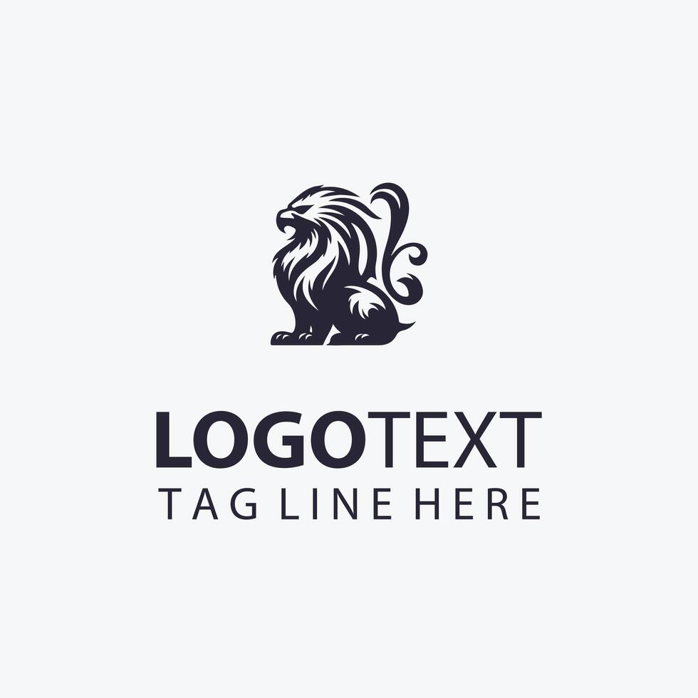 Winged Griffin logo vector
