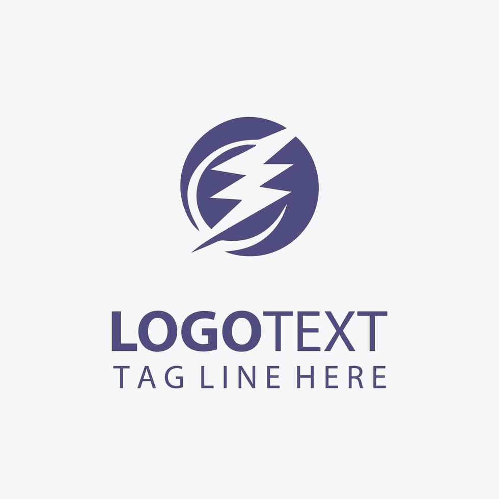 Fast Volt Electric logo vector