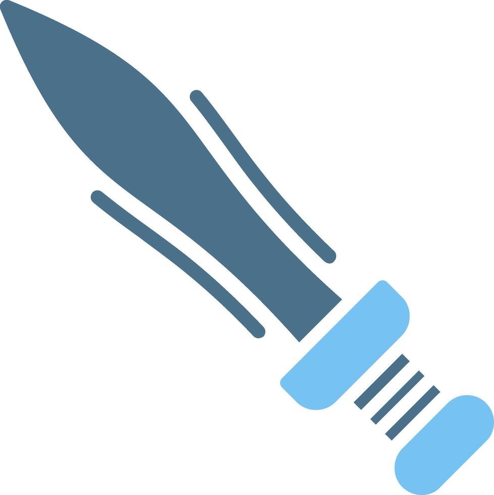 Weapons Glyph Two Color Icon Design vector