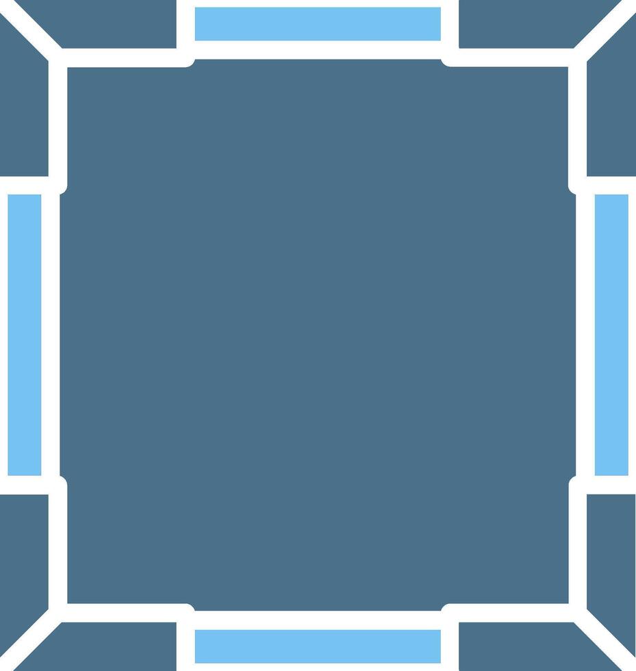 Frame Glyph Two Color Icon Design vector