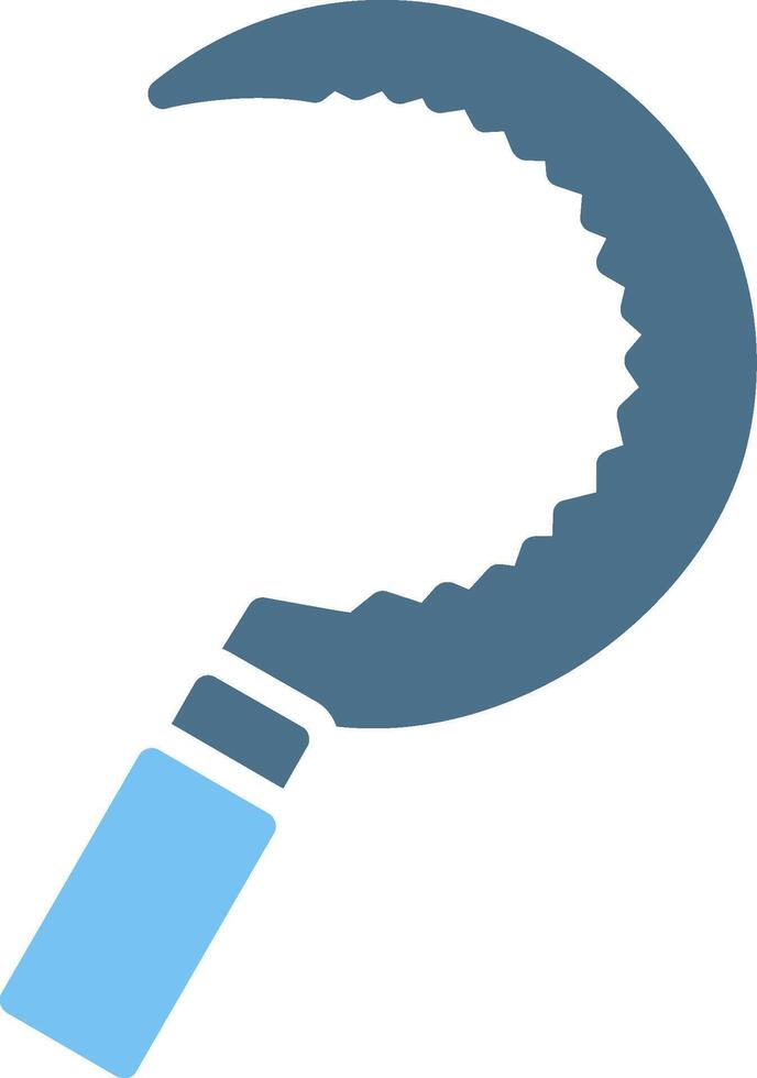 Knife Glyph Two Color Icon Design vector