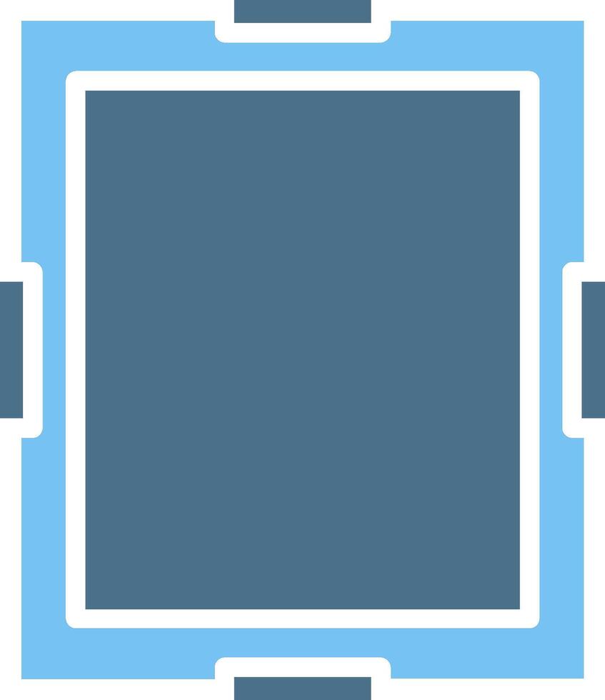 Frame Glyph Two Color Icon Design vector