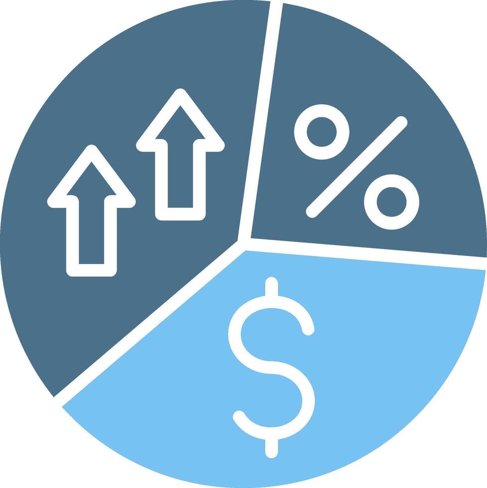 Margin Glyph Two Color Icon Design vector