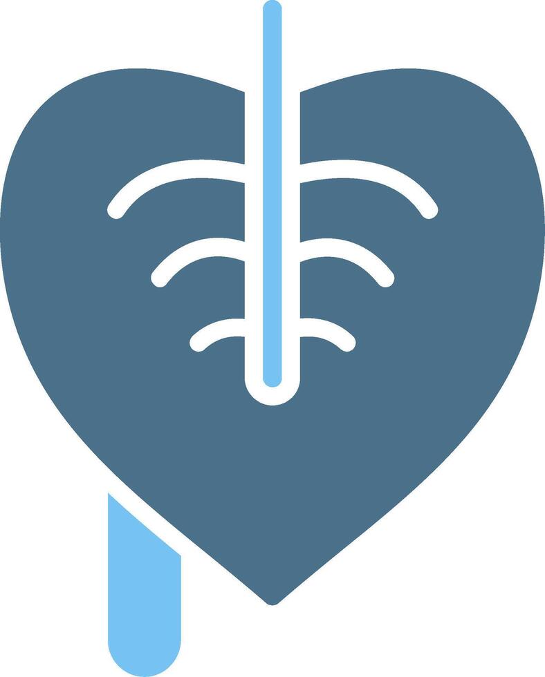 Etlingera Glyph Two Color Icon Design vector