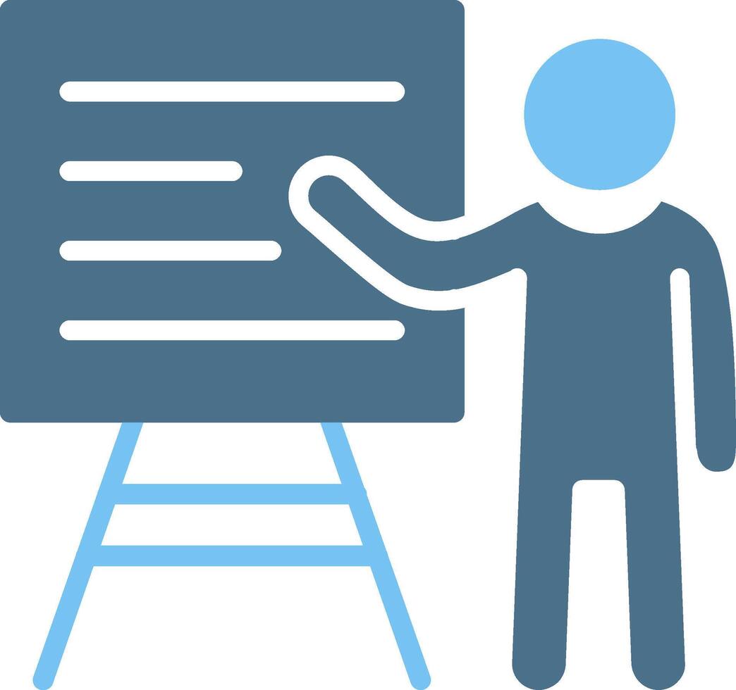 Working Glyph Two Color Icon Design vector