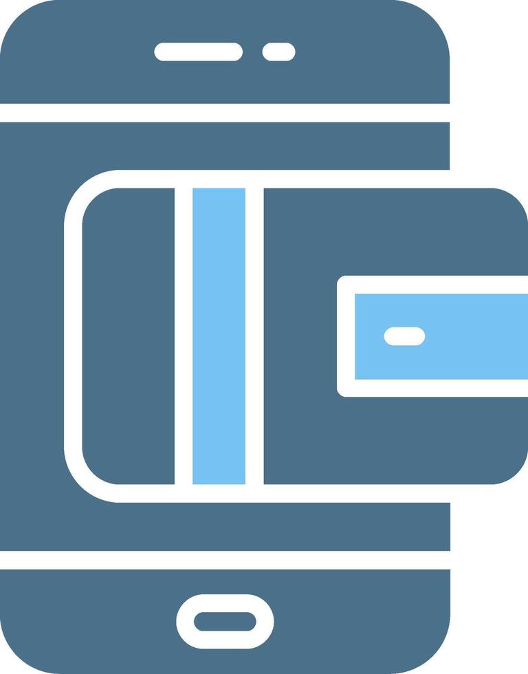 Payment Method Glyph Two Color Icon Design vector