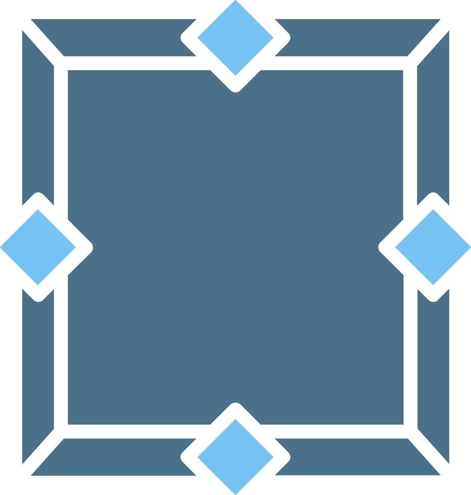 Frame Glyph Two Color Icon Design vector