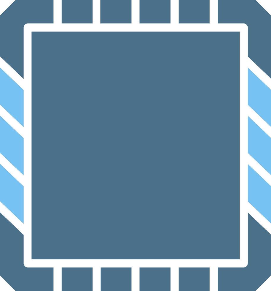 Frame Glyph Two Color Icon Design vector