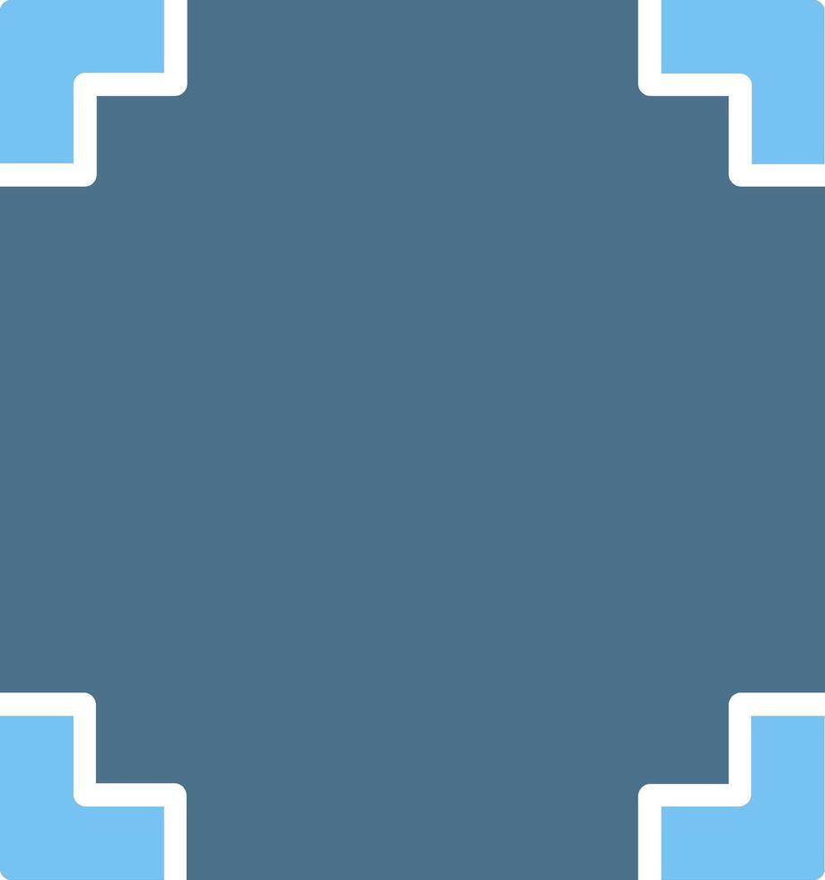 Frame Glyph Two Color Icon Design vector