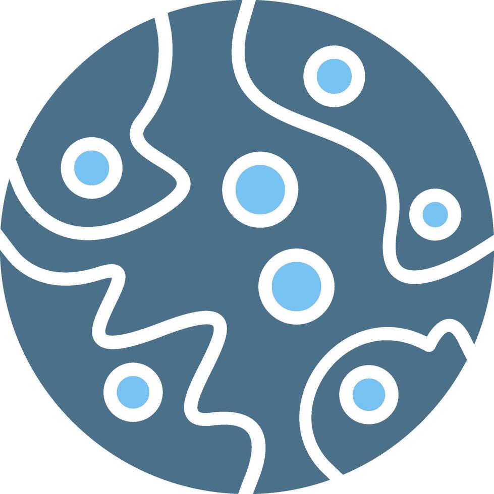 Mars Glyph Two Color Icon Design vector
