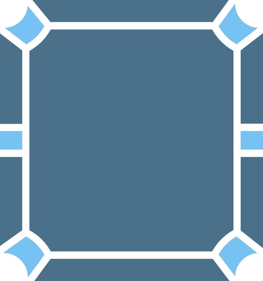 Frame Glyph Two Color Icon Design vector