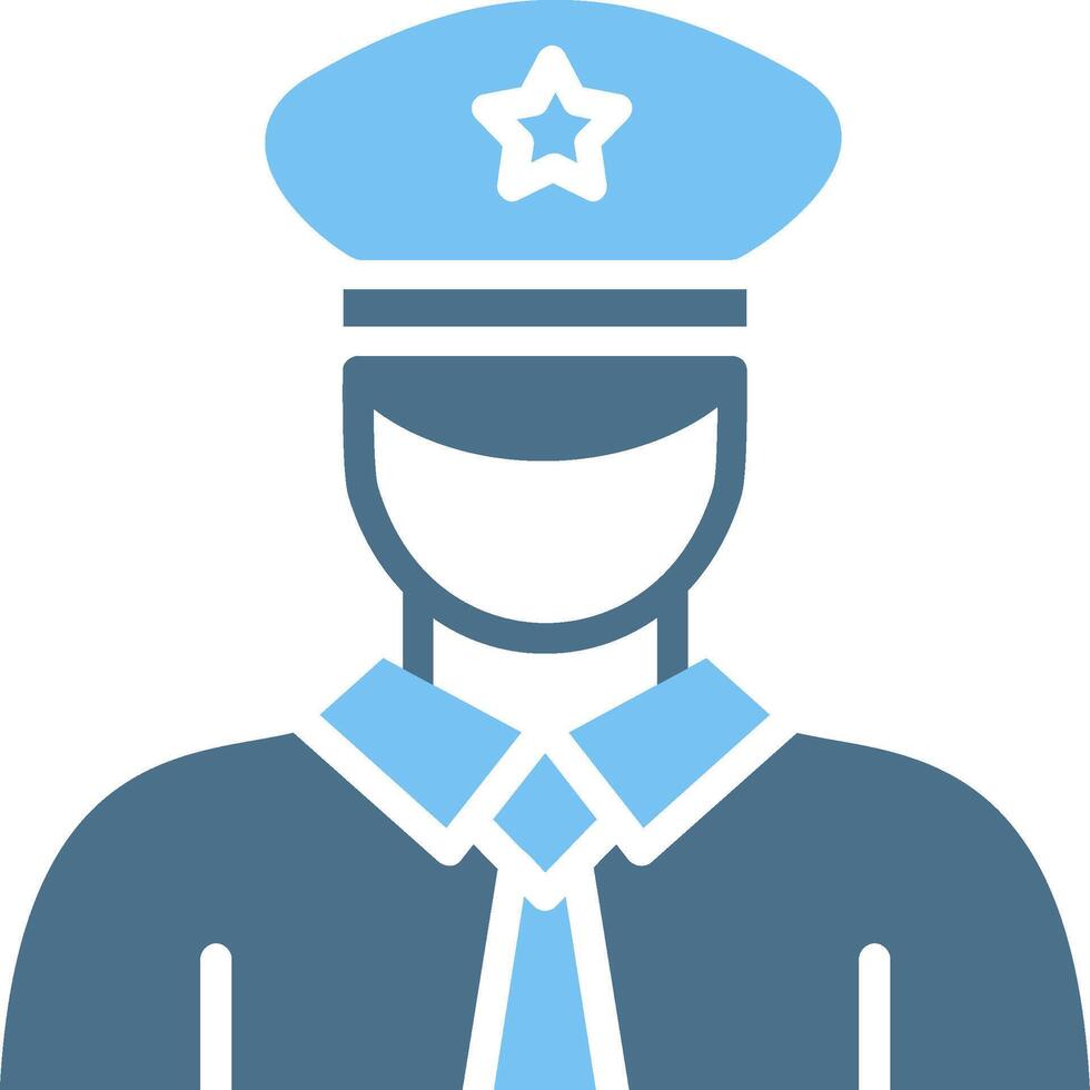 Conductor Glyph Two Color Icon Design vector