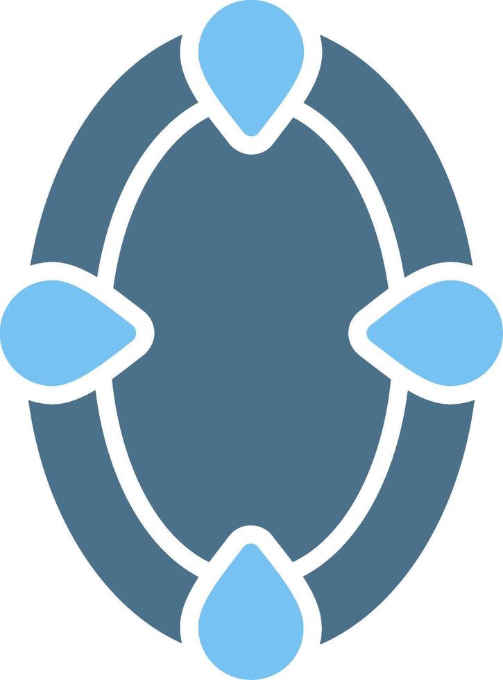 Frame Glyph Two Color Icon Design vector
