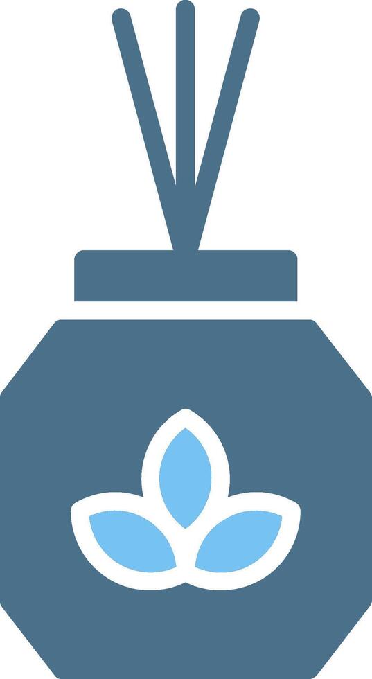 Scent Glyph Two Color Icon Design vector