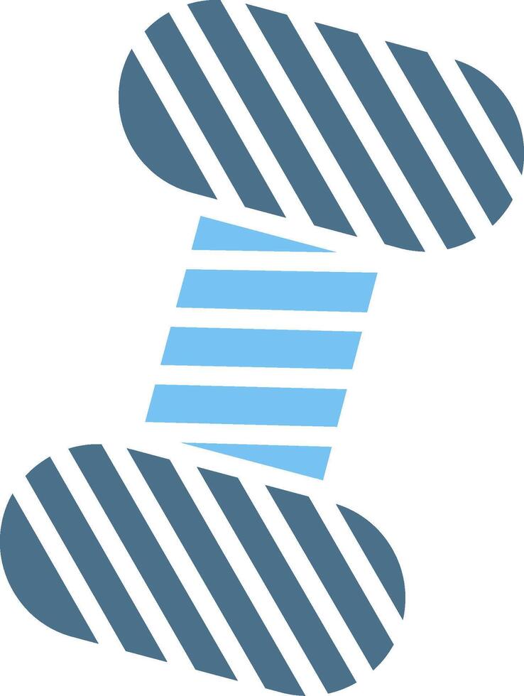 Yarn Glyph Two Color Icon Design vector
