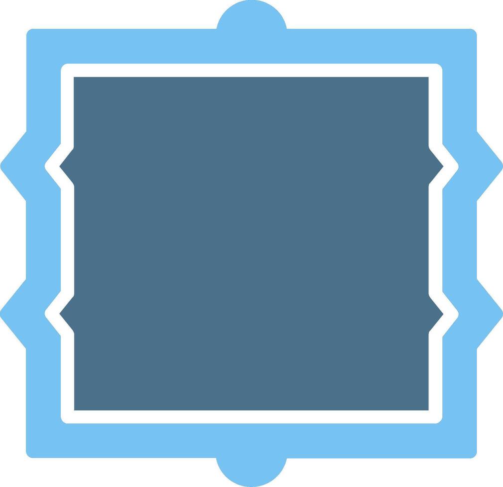 Frame Glyph Two Color Icon Design vector