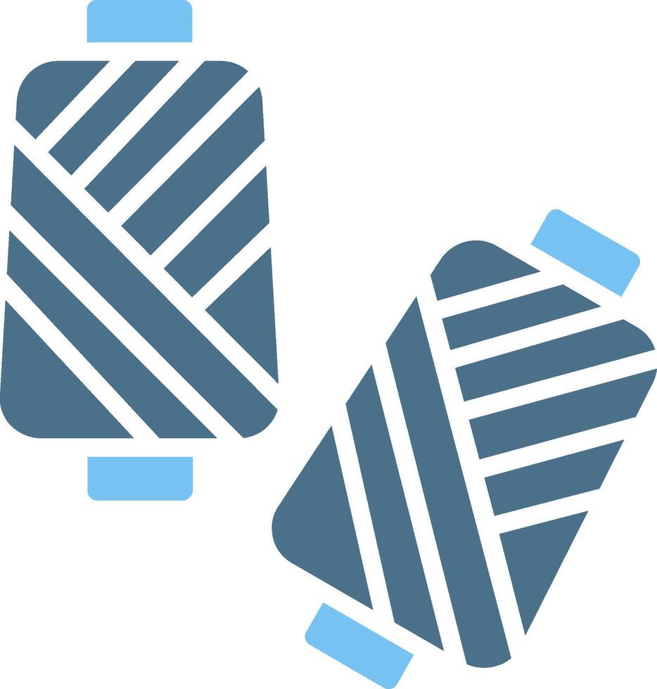 Silk Glyph Two Color Icon Design vector