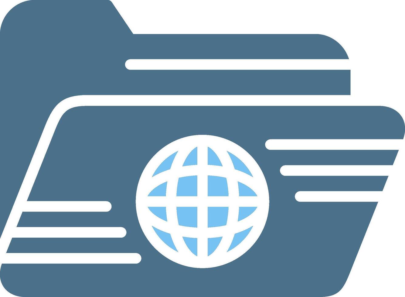 Web Glyph Two Color Icon Design vector