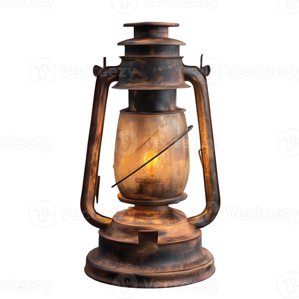 Old Style Vintage Lantern Isolated for Graphics png