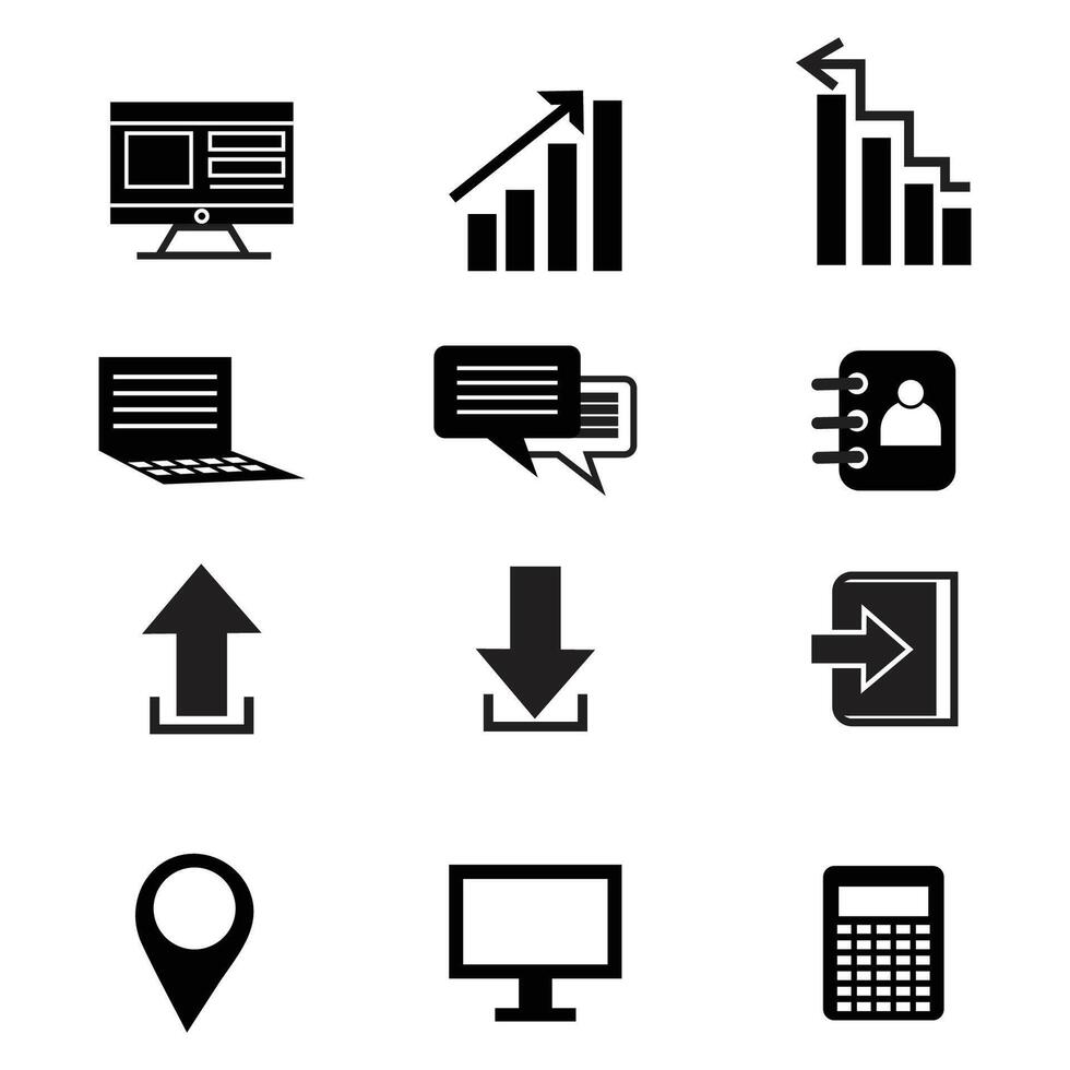business target line icon design vector