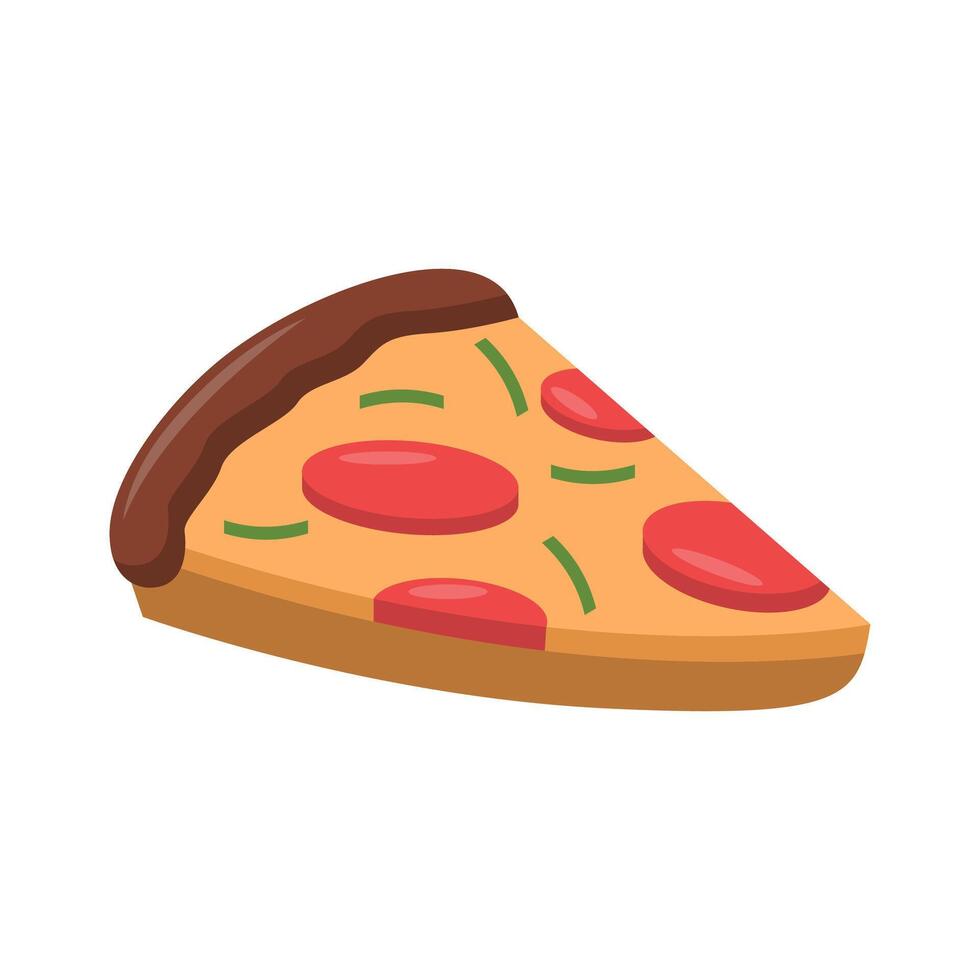 Pizza Slice Illustration vector