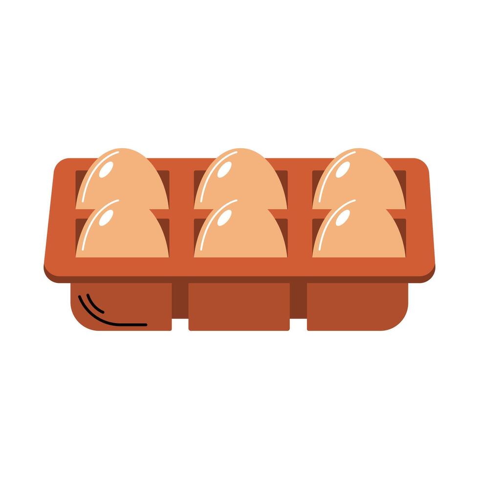 Chicken Eggs Illustration vector