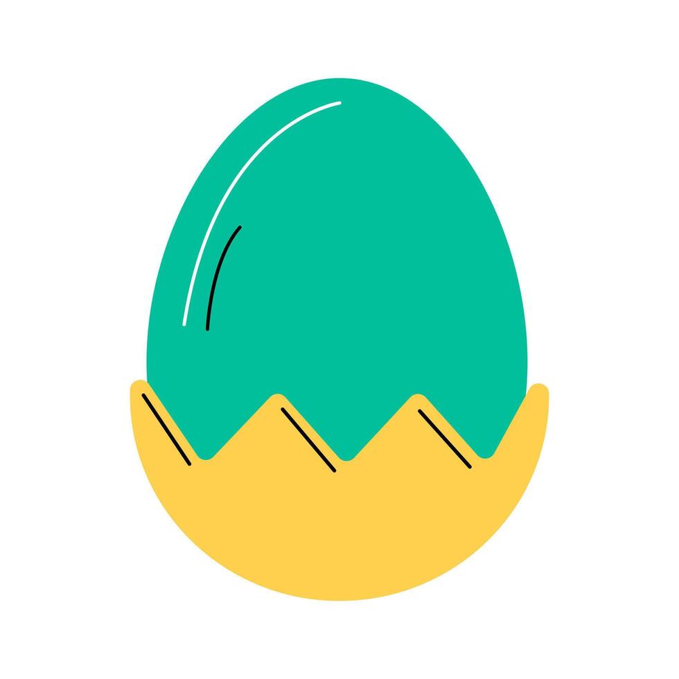 Egg Shell Illustration vector