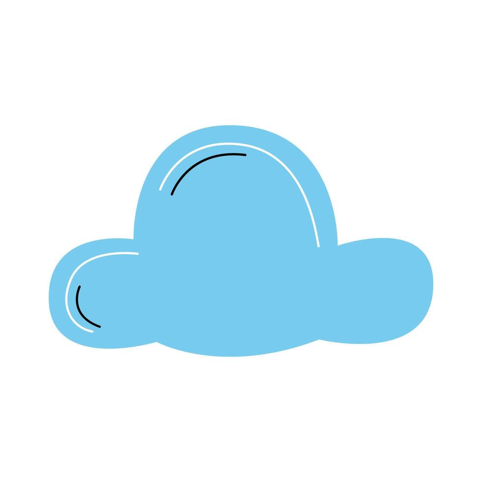 Cloud Cartoon Illustration vector