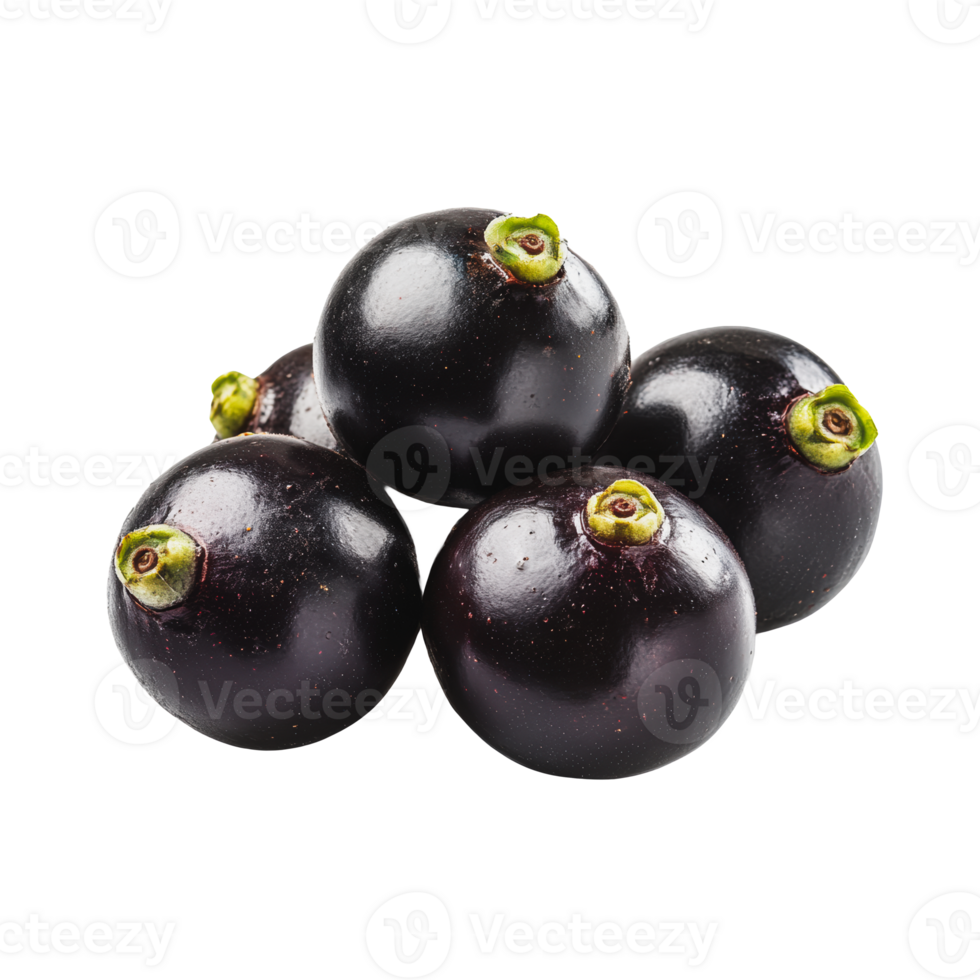 Fresh blackcurrants piled on white background png