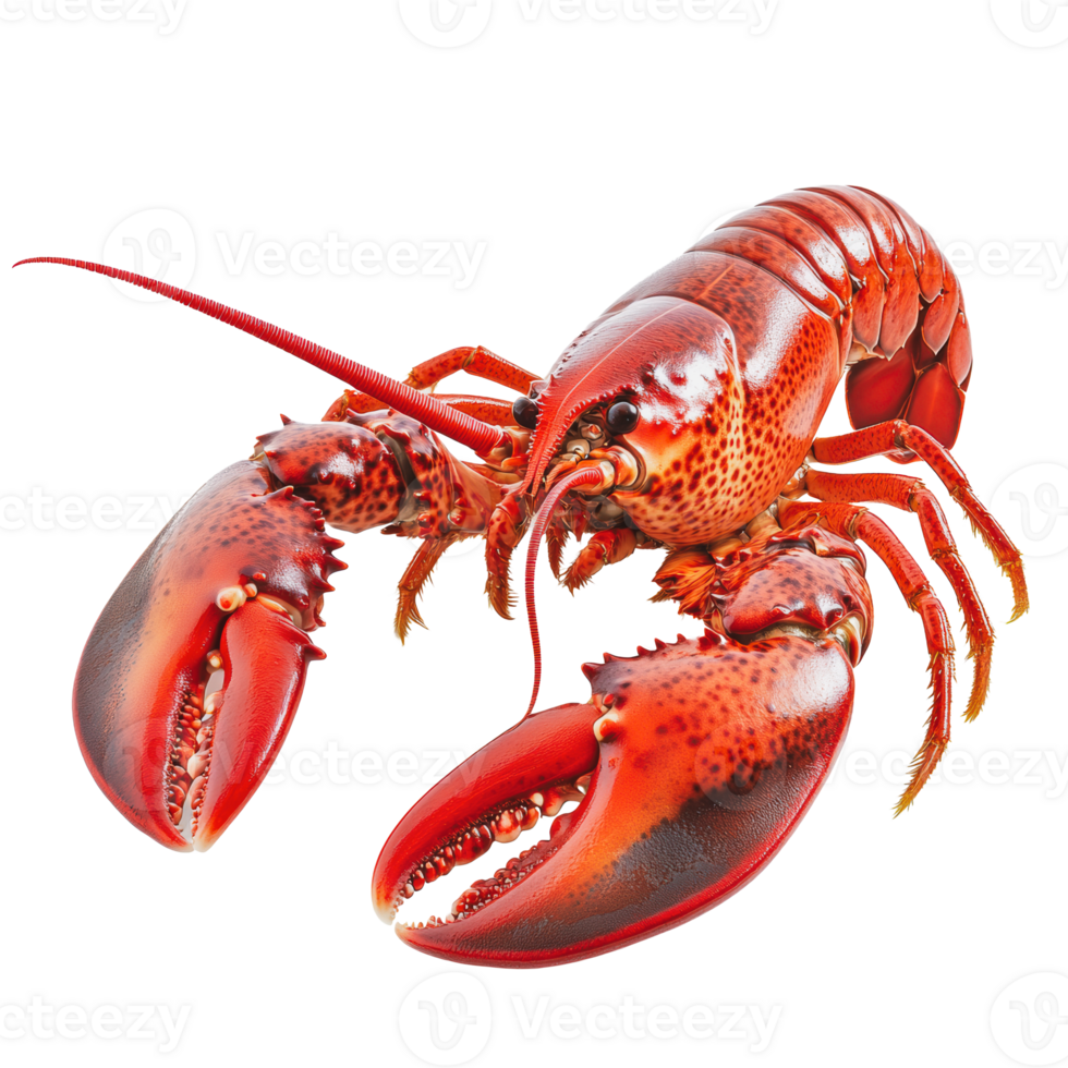 Red lobster displayed against a white background png