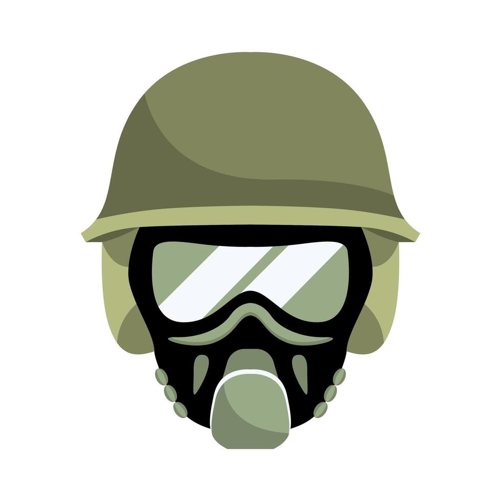 Military Helmet Isometric vector