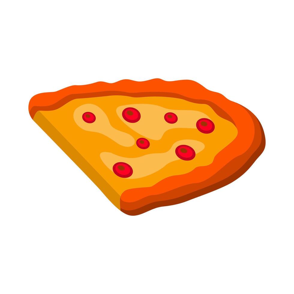Pizza Cartoon Illustration vector