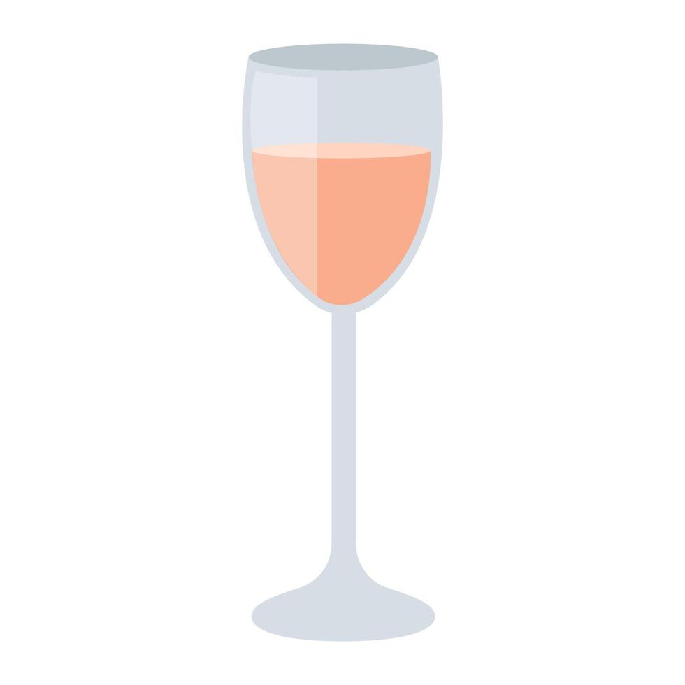 Peach Wine Illustration vector