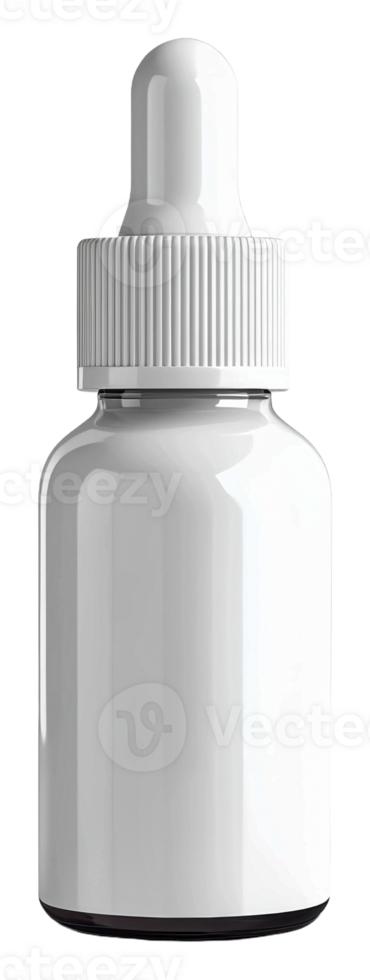Clear dropper bottle for essential oils or serums png