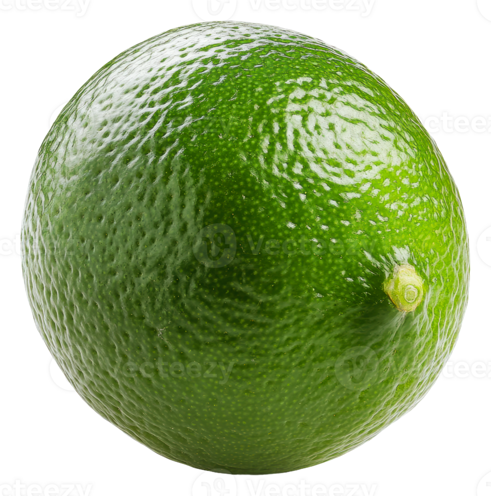 Freshly picked lime with vibrant green color png