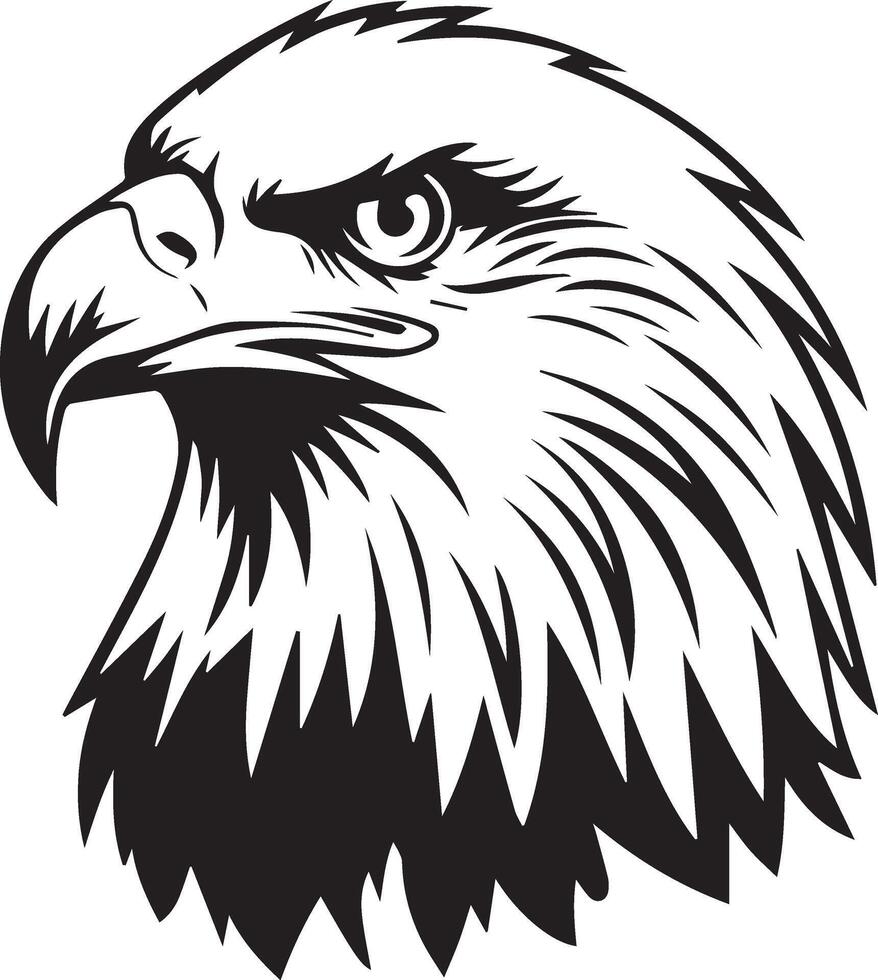 Majestic Eagle Head icon design vector