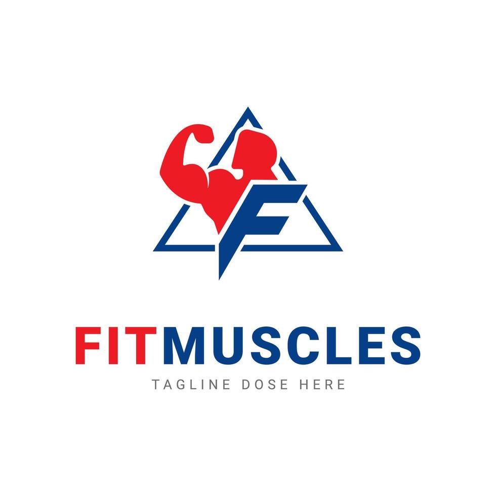 Logo Fit Muscles, for businesses or applications, elegant and modern logo vector