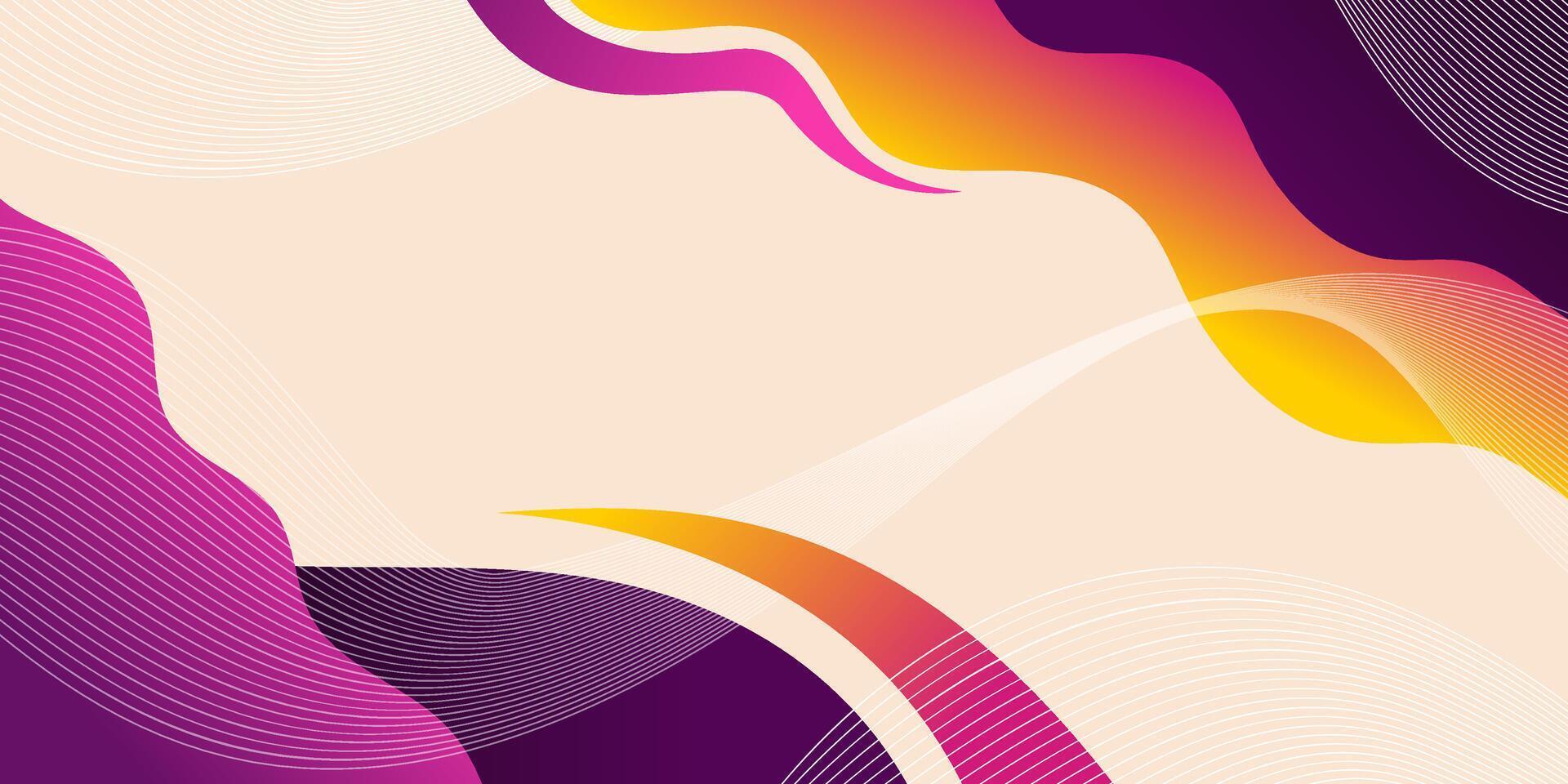 Abstract Fluid creative templates with dynamic linear waves.cards, color covers set. Geometric background design. wavy white line pattern. pink space for add text , . modern horizontal layout. vector