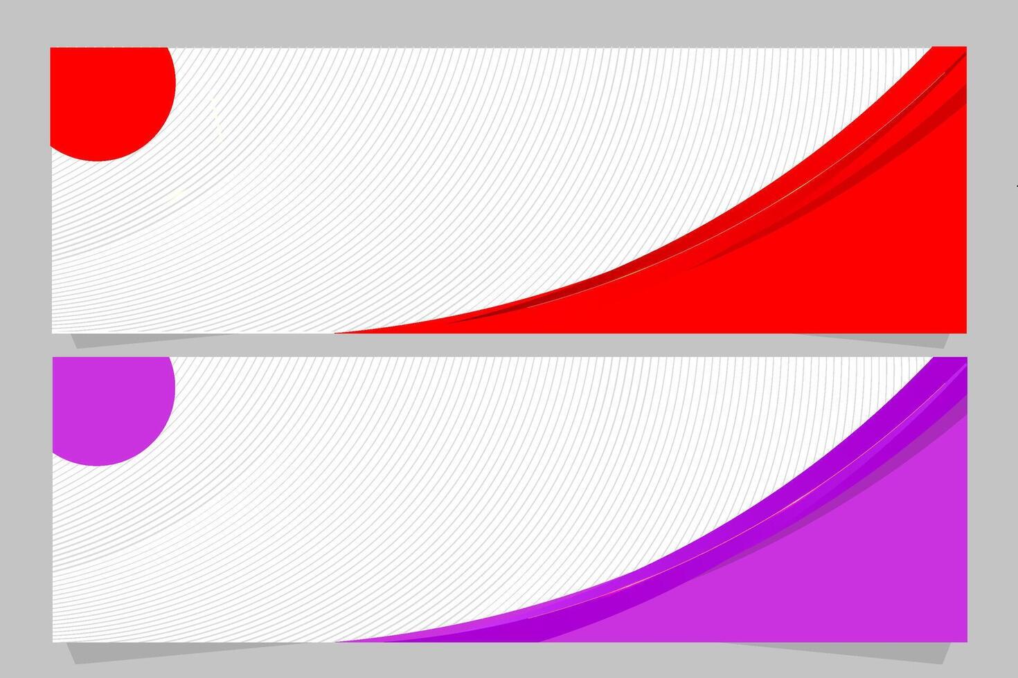 Modern business banner template design vector