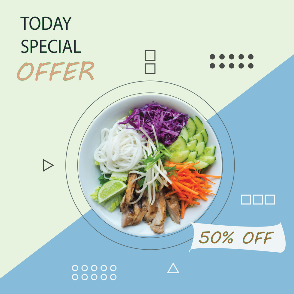 Design Poster Special Offer psd