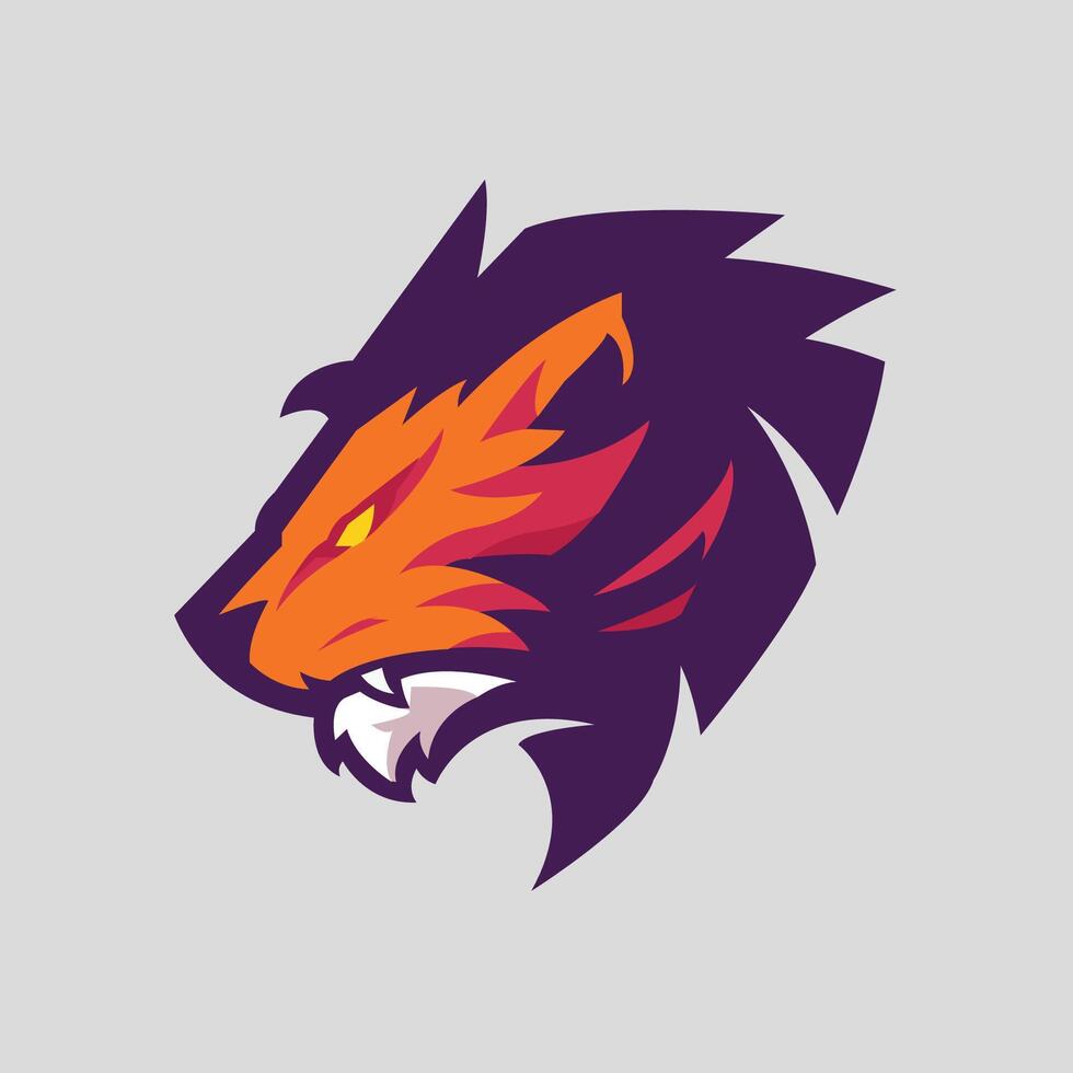 the orange weasel logo design is suitable for an e-sports logo vector