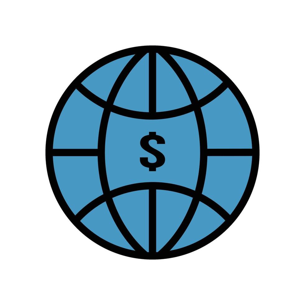 international finance icon vector