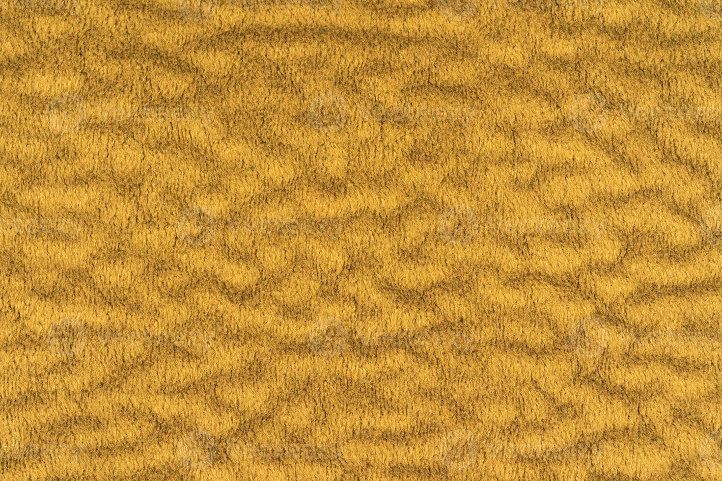 Yellow velvet or velour with short pile fluffy and soft texture background fabric for design photo
