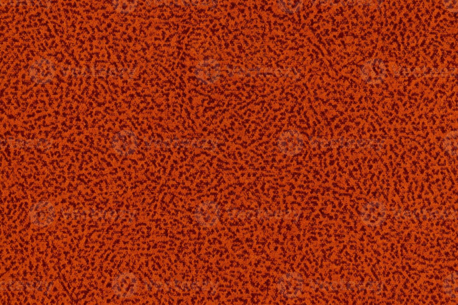 Orange color fabric material with short haired fluffy and soft texture background. Close-up photo